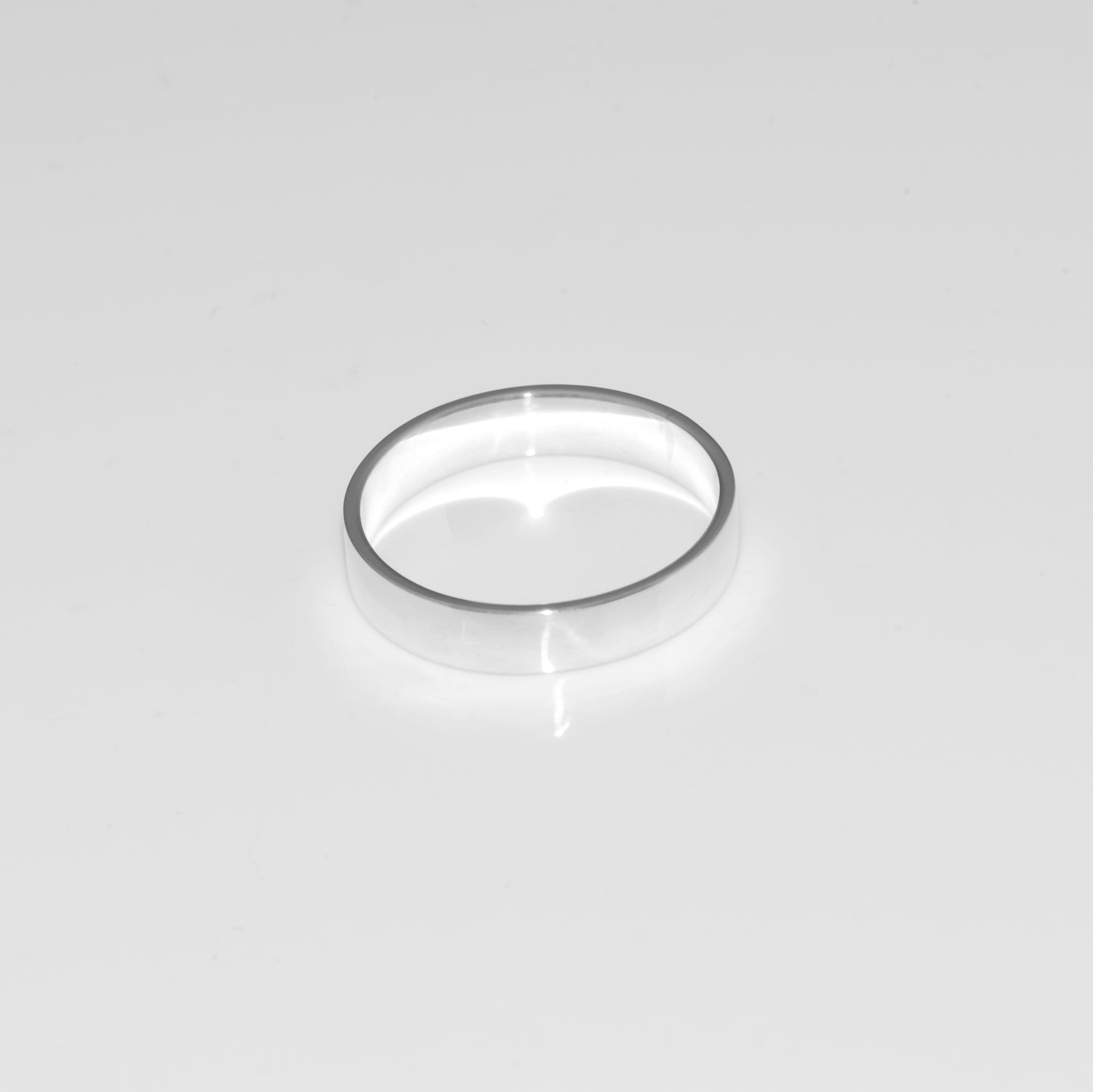 Sterling Silver Flat Band Polished Ring