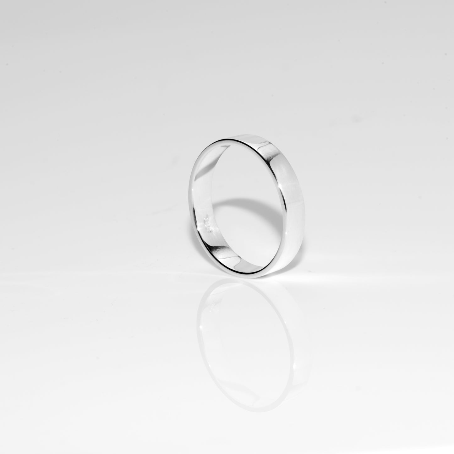 Sterling Silver Flat Band Polished Ring