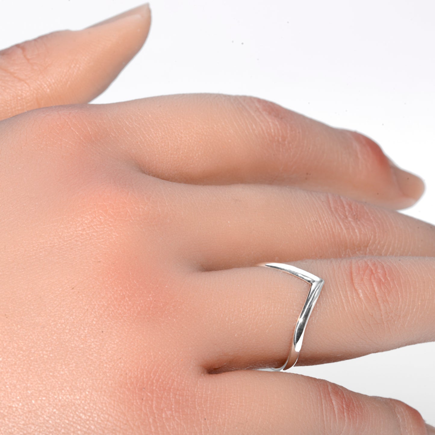 Sterling Silver wishbone ring