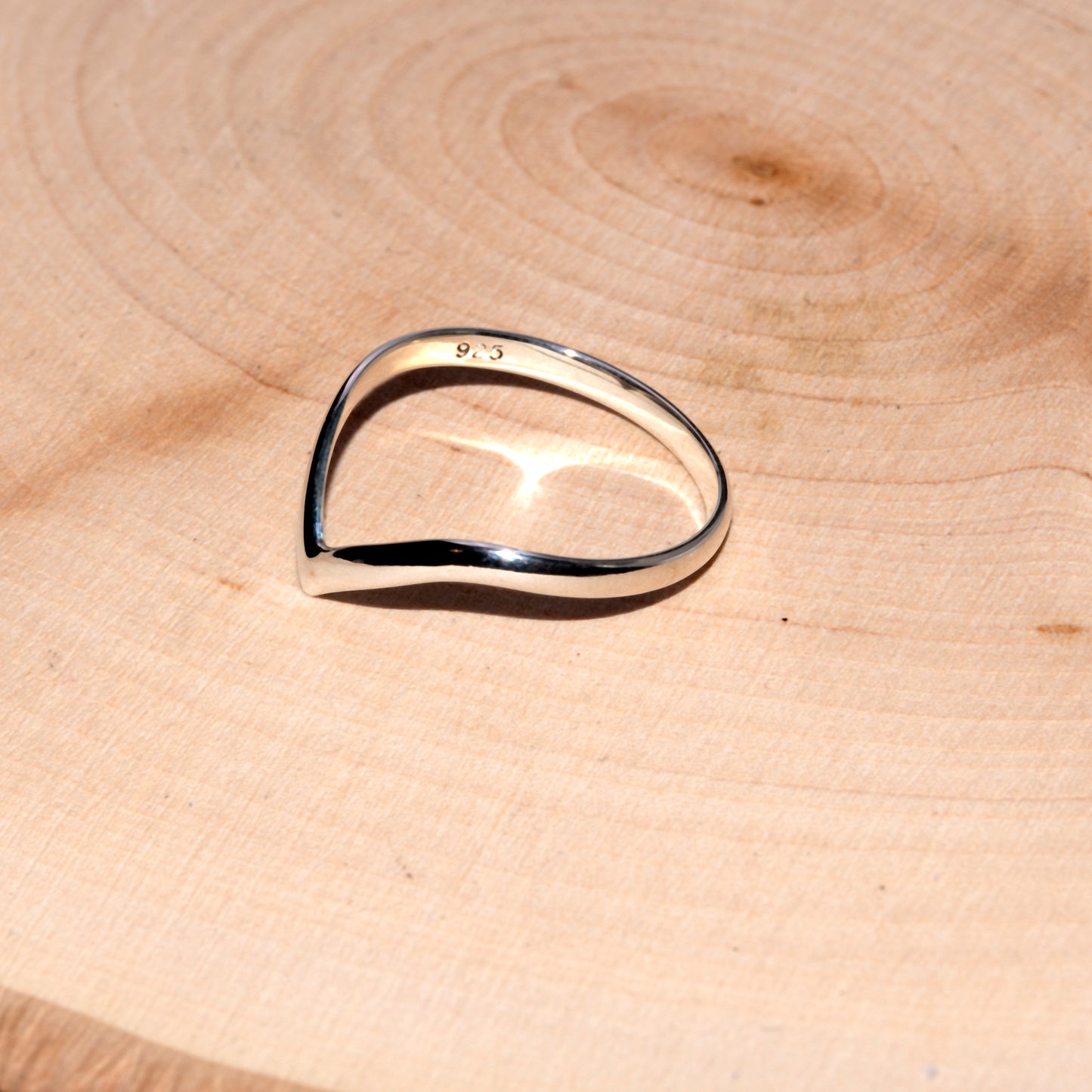 Sterling Silver wishbone ring